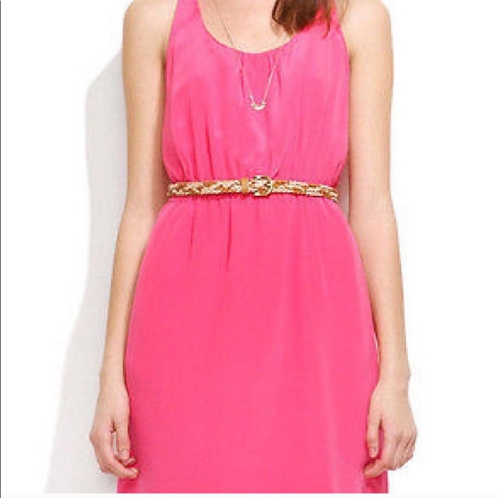 Broadway broom racerback silk party dress